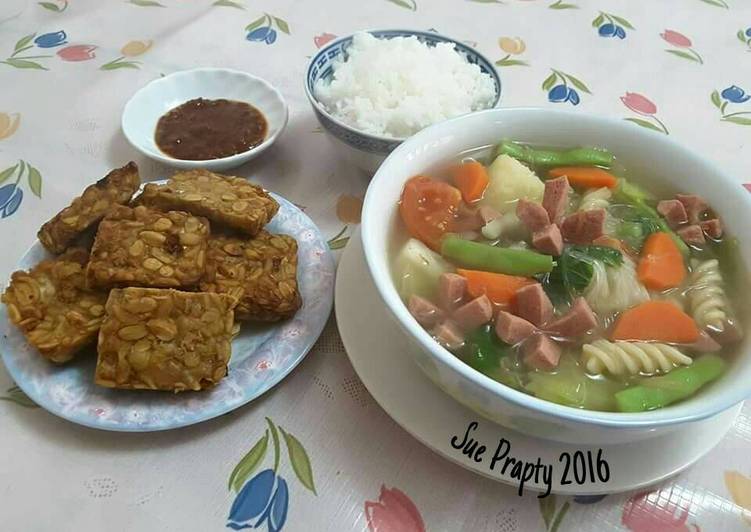 resep lengkap untuk Sup Seger ala mak e