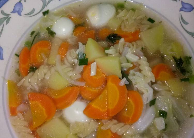 Sop Sayur Telur Puyuh