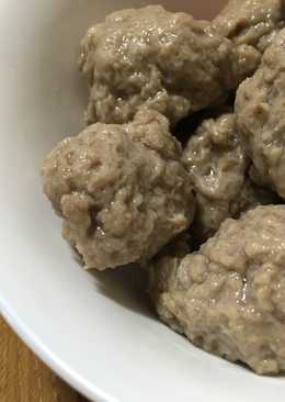 Bakso sapi #homemadeDBest dengan blender