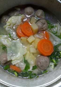 738 resep  sayur sup bakso  enak dan sederhana Cookpad