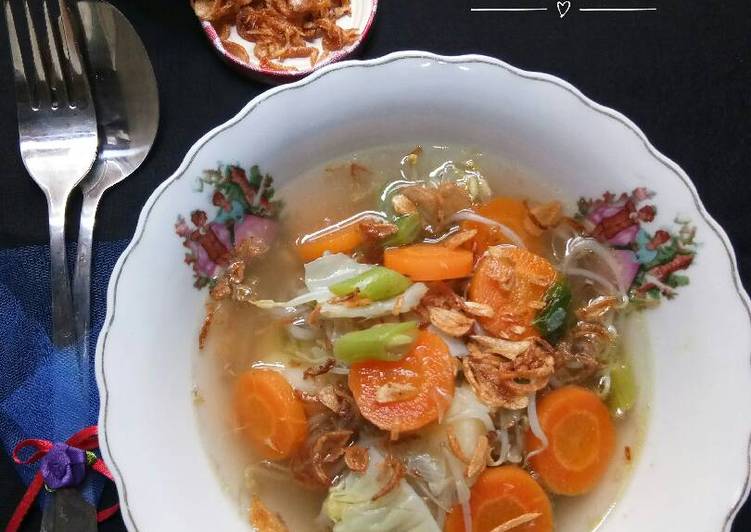 gambar untuk resep makanan Sop Campur Taoge