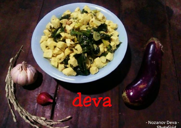 resep masakan Gulai Tahu Daun Singkong Deva