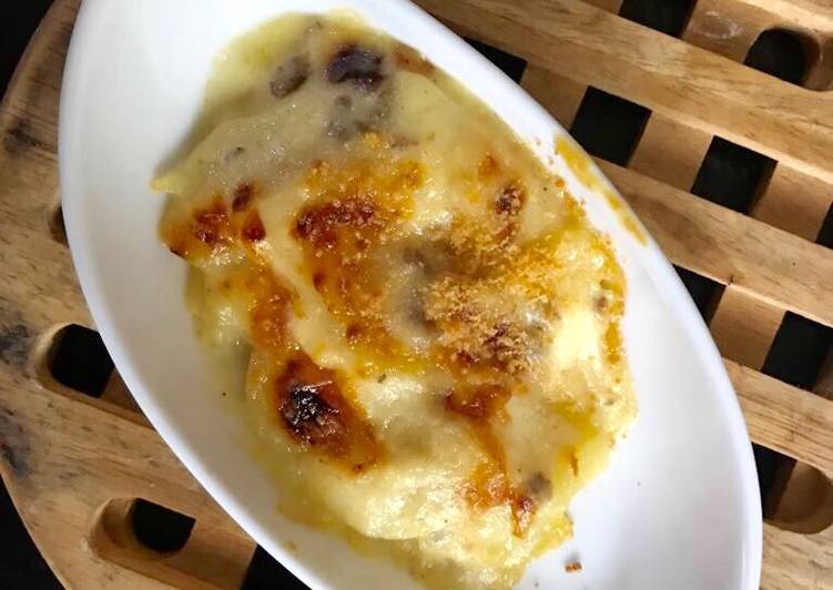 cara membuat Potato Gratin