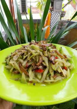 Sayur Tumis Labu Siam Teri