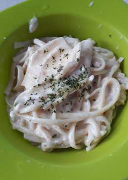 Mpasi blw Fetuccini carbonara 9m