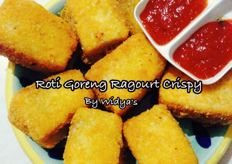 cara membuat Roti Goreng Ragourt Crispy