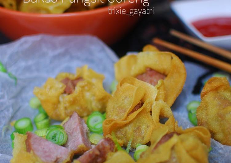 resep masakan Bakso Pangsit Goreng