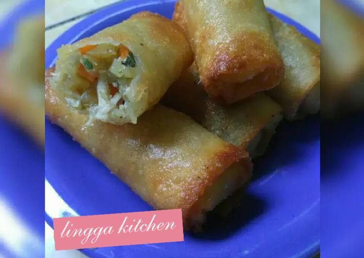 gambar untuk cara membuat Lumpia isi sayur