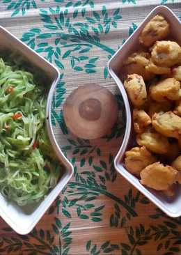 Tumis labu siam / mie labu siam