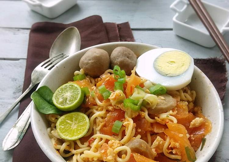 gambar untuk resep Seblak Mie Baso