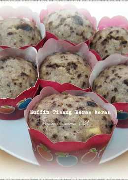 Muffin Pisang Beras Merah