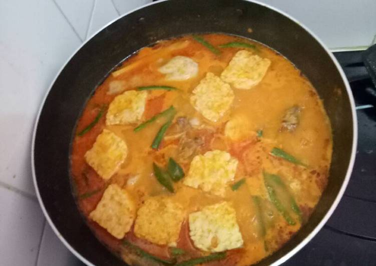 gambar untuk resep Asam padeh ayam tempe