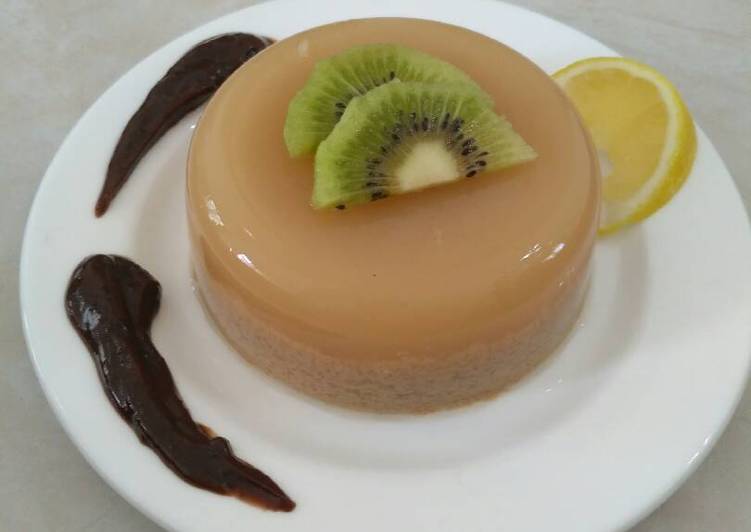 gambar untuk resep makanan Dessert puding lemon tea