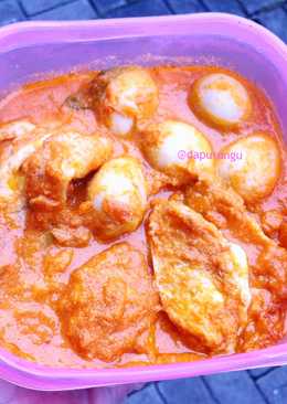 Telur Masak Merah #TMM #toddlerfood