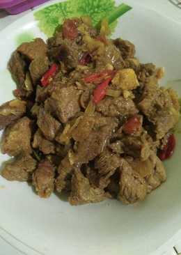 Sate sapi goreng