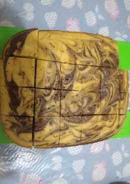 Banana marble cake (happycall)