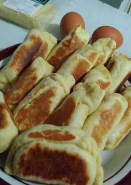 Roti pizza gulung teflon