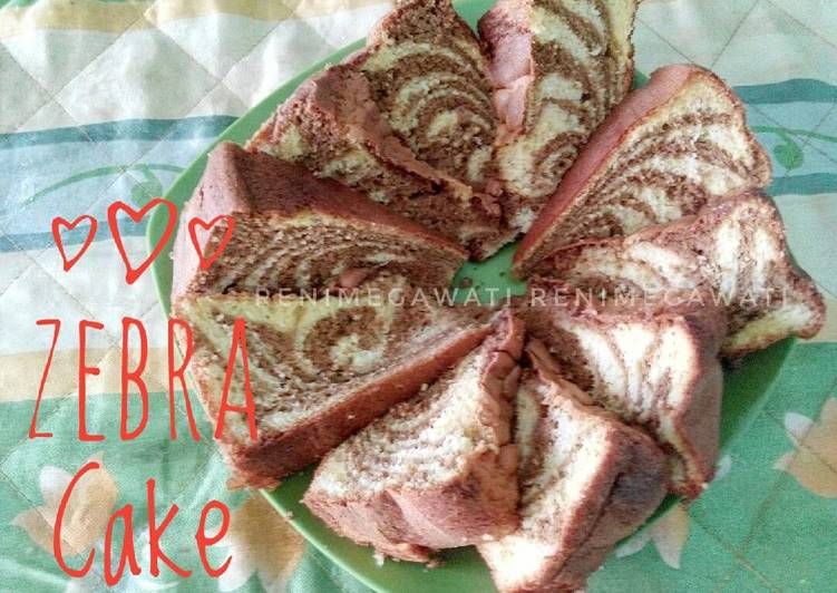 Resep Zebra Cake Moist Dari Reni Megawati