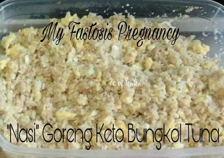 gambar untuk cara membuat Nasi Goreng Keto Bungkol Tuna