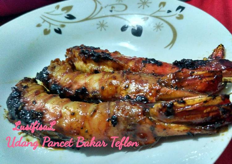 resep Udang Pancet Bakar Teflon