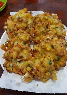 Bakwan jagung pedas