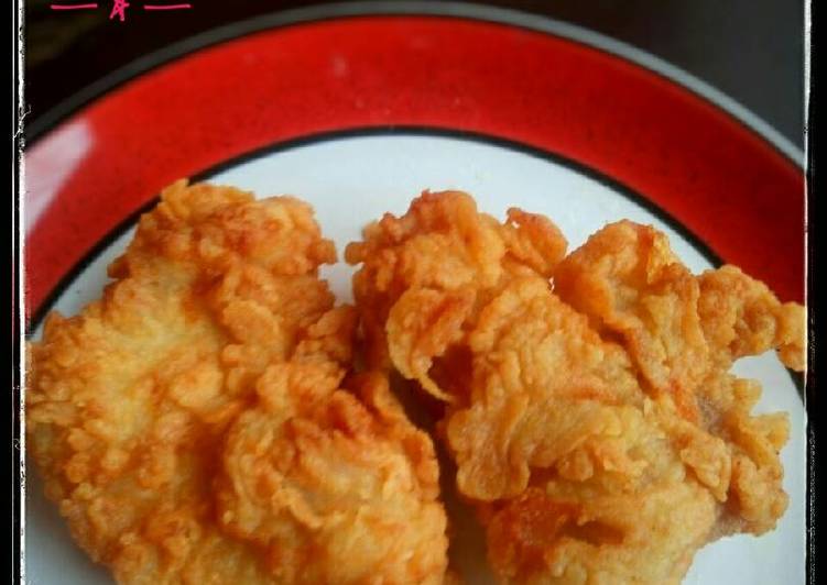 gambar untuk cara membuat Ayam krispy