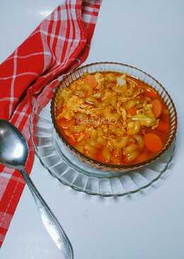 10.Makaroni Kuah Kare Pedas #RabuBaru