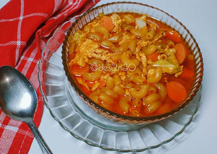 10.Makaroni Kuah Kare Pedas #RabuBaru