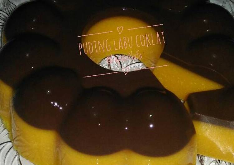 gambar untuk resep Puding Labu Coklat