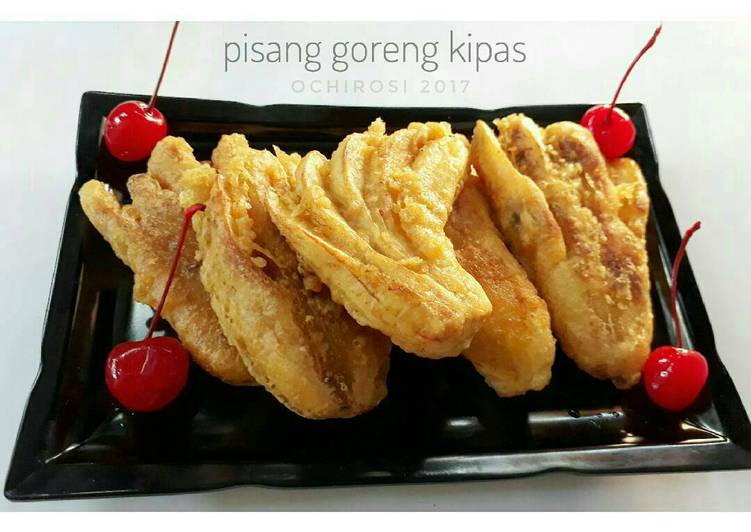 gambar untuk resep Pisang Goreng Kipas #indonesiamemasak