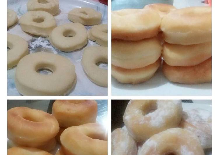 bahan dan cara membuat Donat Maizena