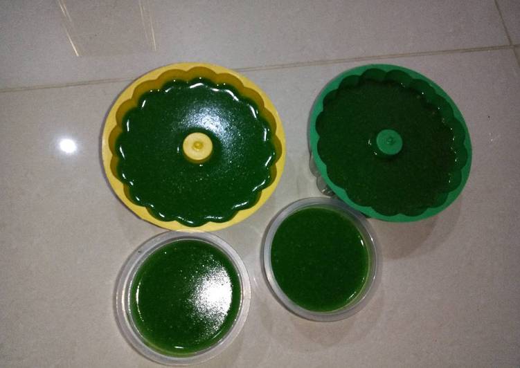 bahan dan cara membuat Puding jus alpukat ala lucy's