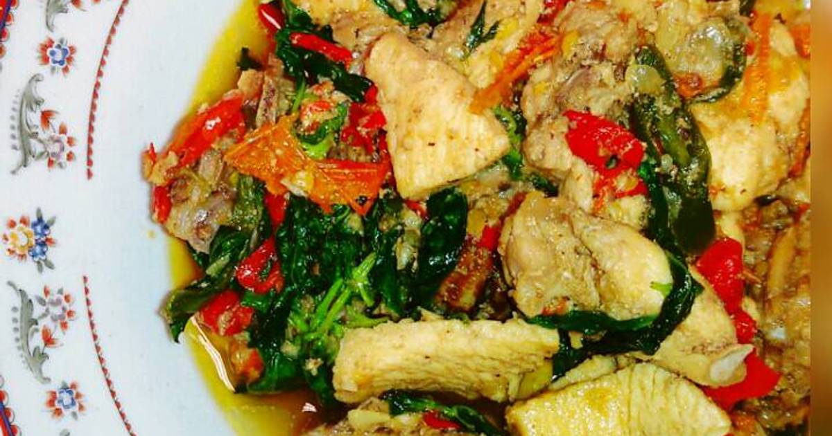 Resep Ayam Tumis Kemangi ala Yetiy Ayu Ningrum