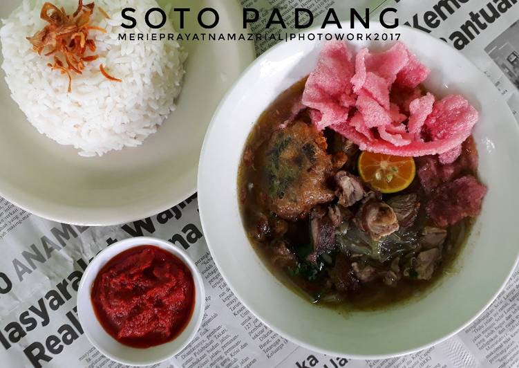 gambar untuk resep makanan Soto padang