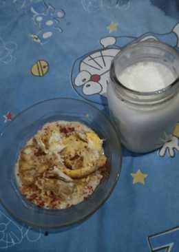 Oat kari dan susu kurma.. #bikinramadanberkesan