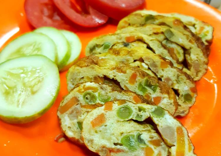 resep masakan Telur Dadar Gulung