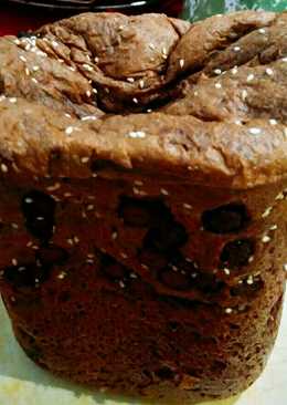Roti tawar coklat(Bread maker)