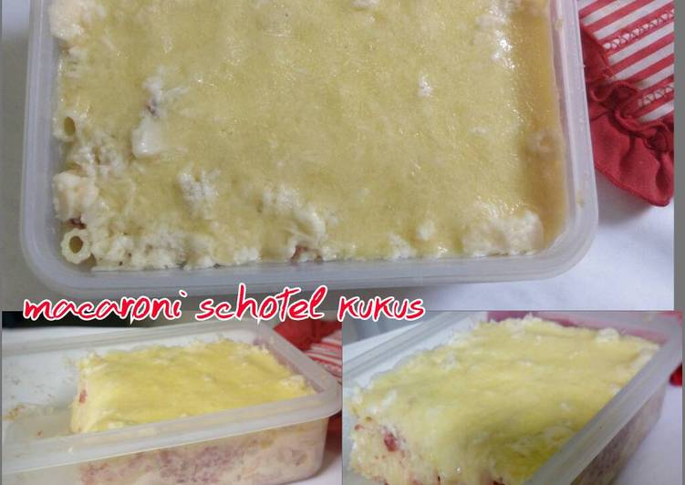 resep masakan Macaroni Schotel kukus