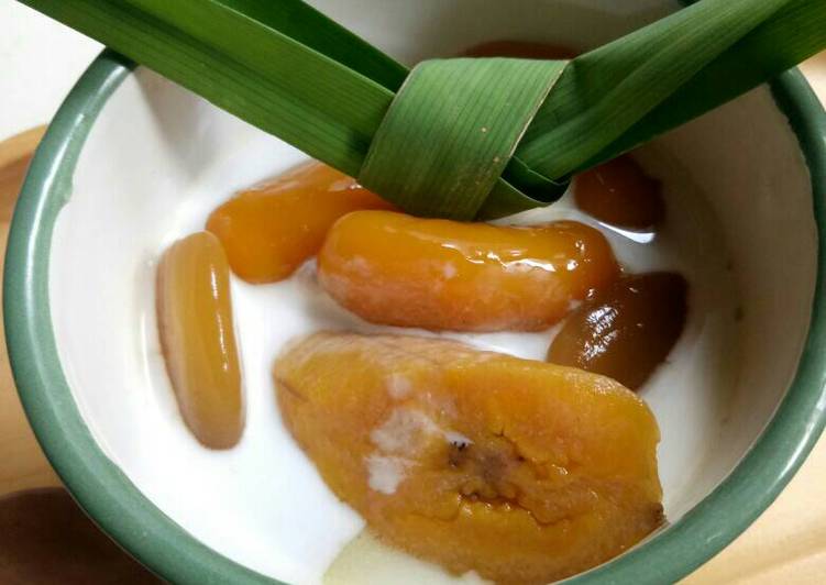 resep Biji salak, kolak pisang & kolang kaling