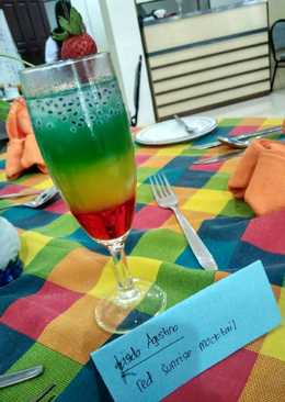 Rainbow Sunrise Mocktail