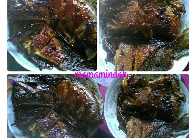 gambar untuk resep makanan Gurame Bakar Kecap Manis ala rumahan cukup pakai teflon