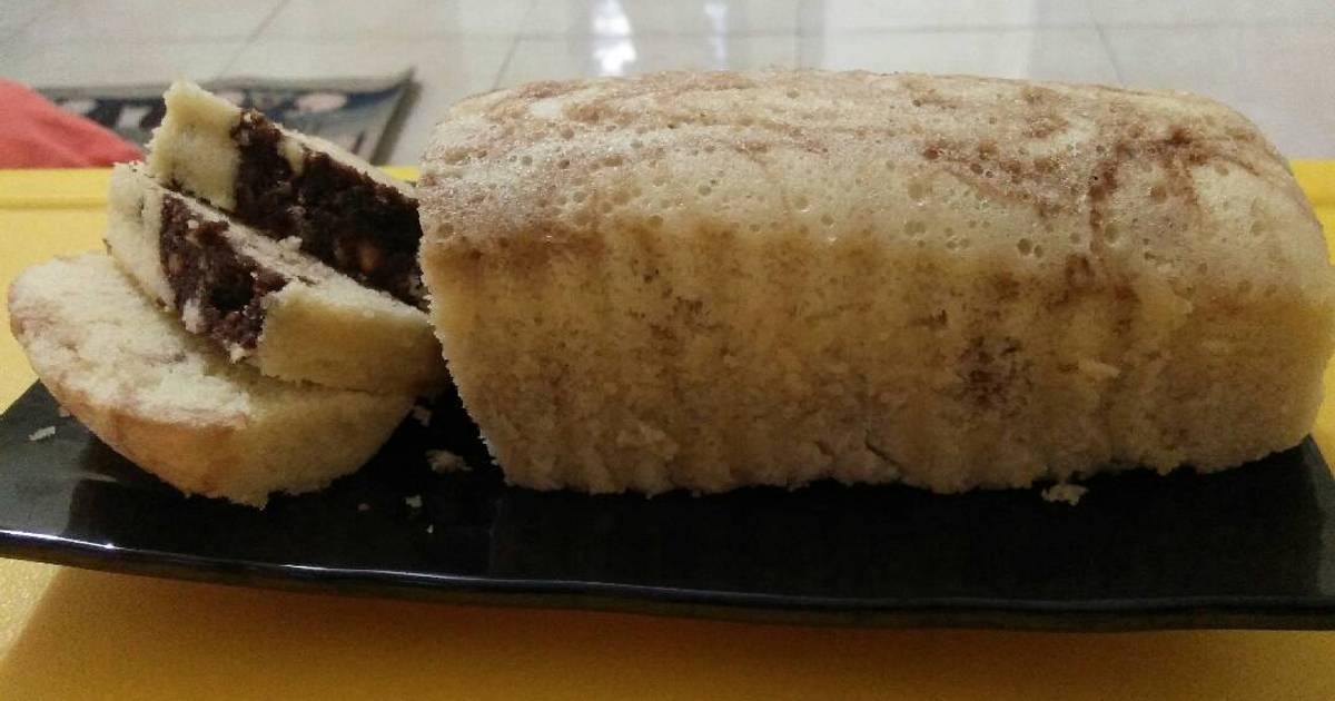 Resep Bolu kukus zebra