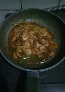 Udang saus padang