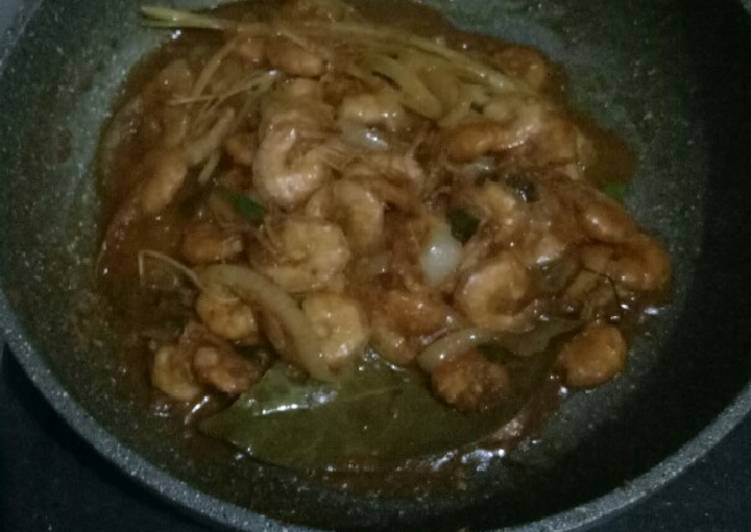 Resep Udang saus padang