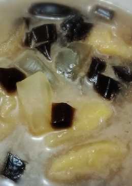 Kolak campur2 (pisang kolang kaling cincau)