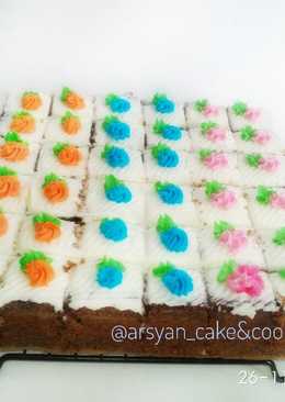 Cake Coklat Hias Potong