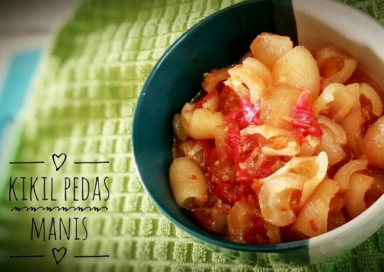 resep masakan Kikil pedas manis