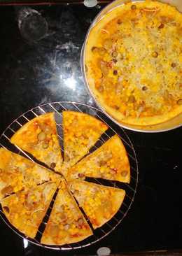 Pizza irit ekonomis #beranibaking