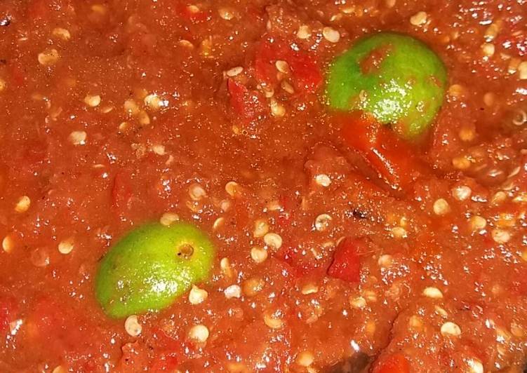 gambar untuk cara membuat Sambal Petir