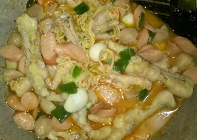 Resep Seblak ceker pedas gurih mantap Oleh Titik Linawati